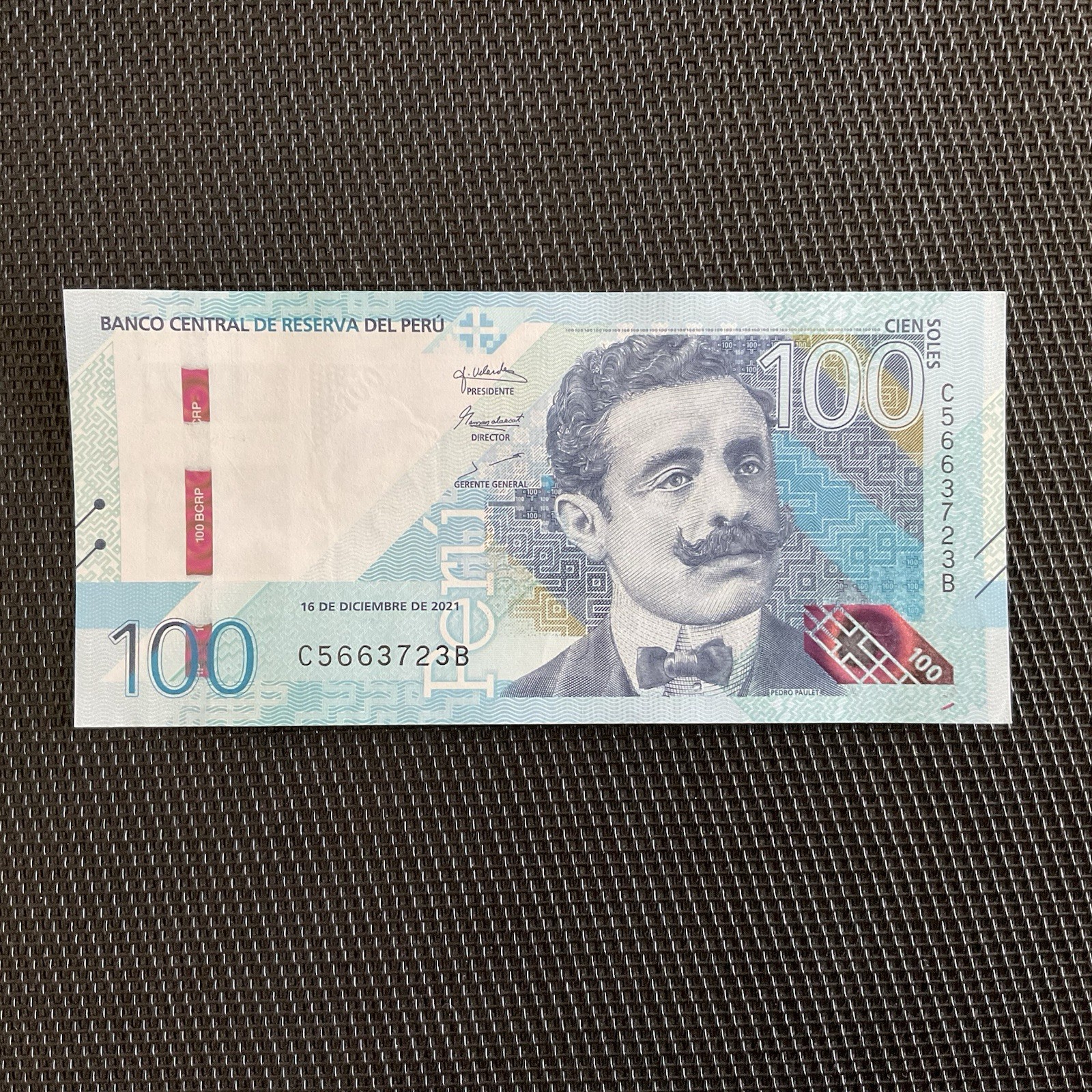 PÉROU: 100 Soles 16/12/2021, Pick 197b, NEUF/UNC 💥