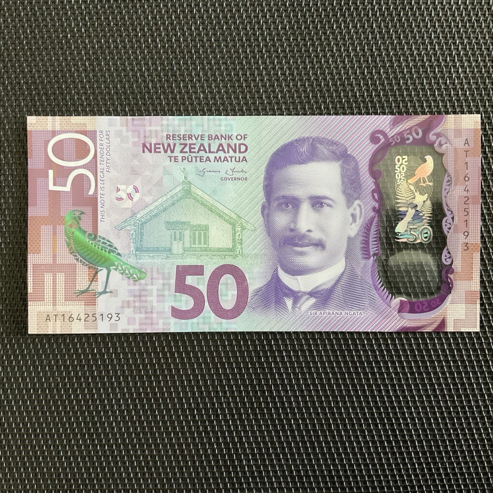 NOUVELLE ZÉLANDE: 50 Dollars 2016, Polymère, Pick 194a, NEUF/UNC 💥