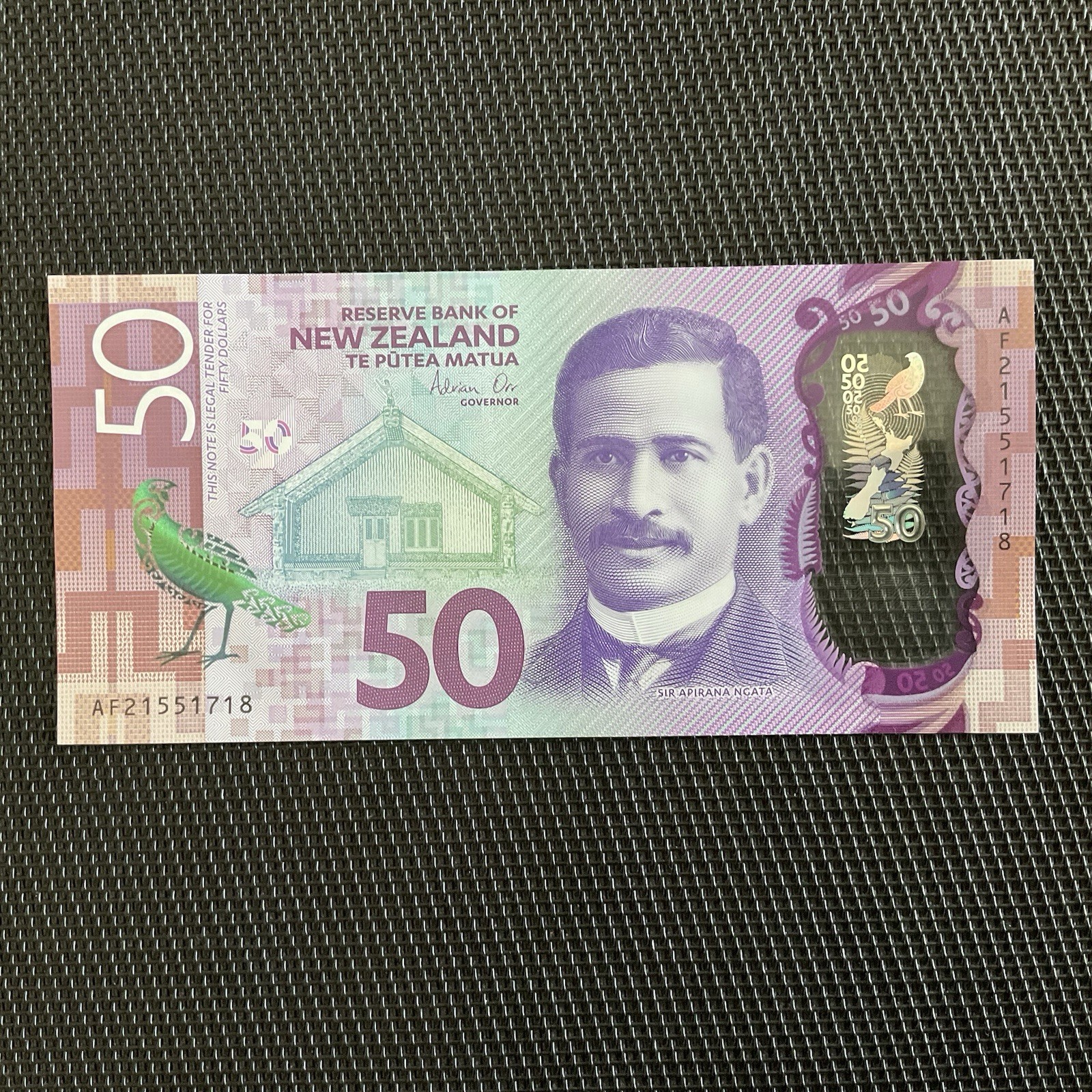 NOUVELLE ZÉLANDE: 50 Dollars 2021, Polymère, Pick 194c, NEUF/UNC 🌐