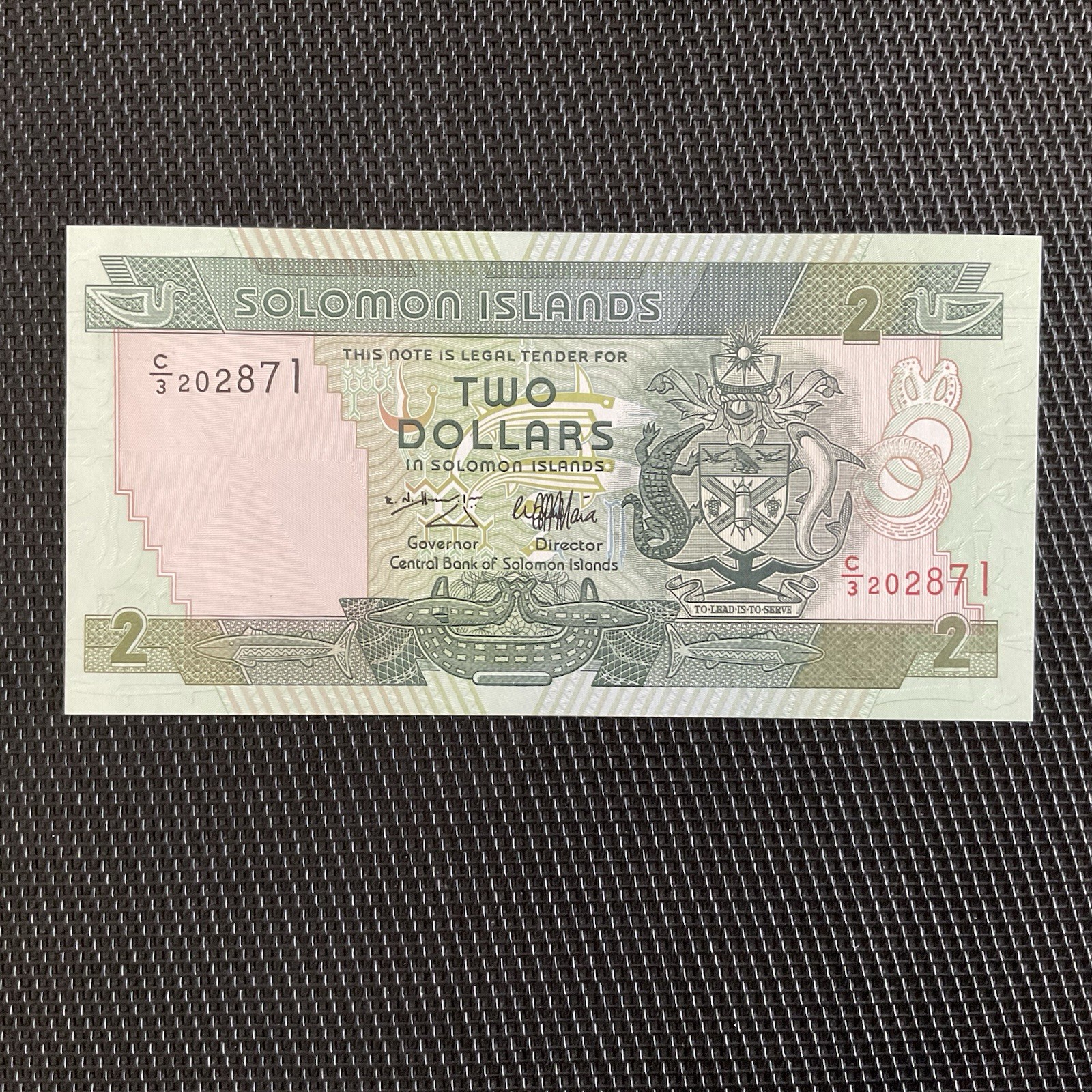 ÎLES SALOMON: 2 Dollars ND 1997, Pick 18, NEUF/UNC 💥