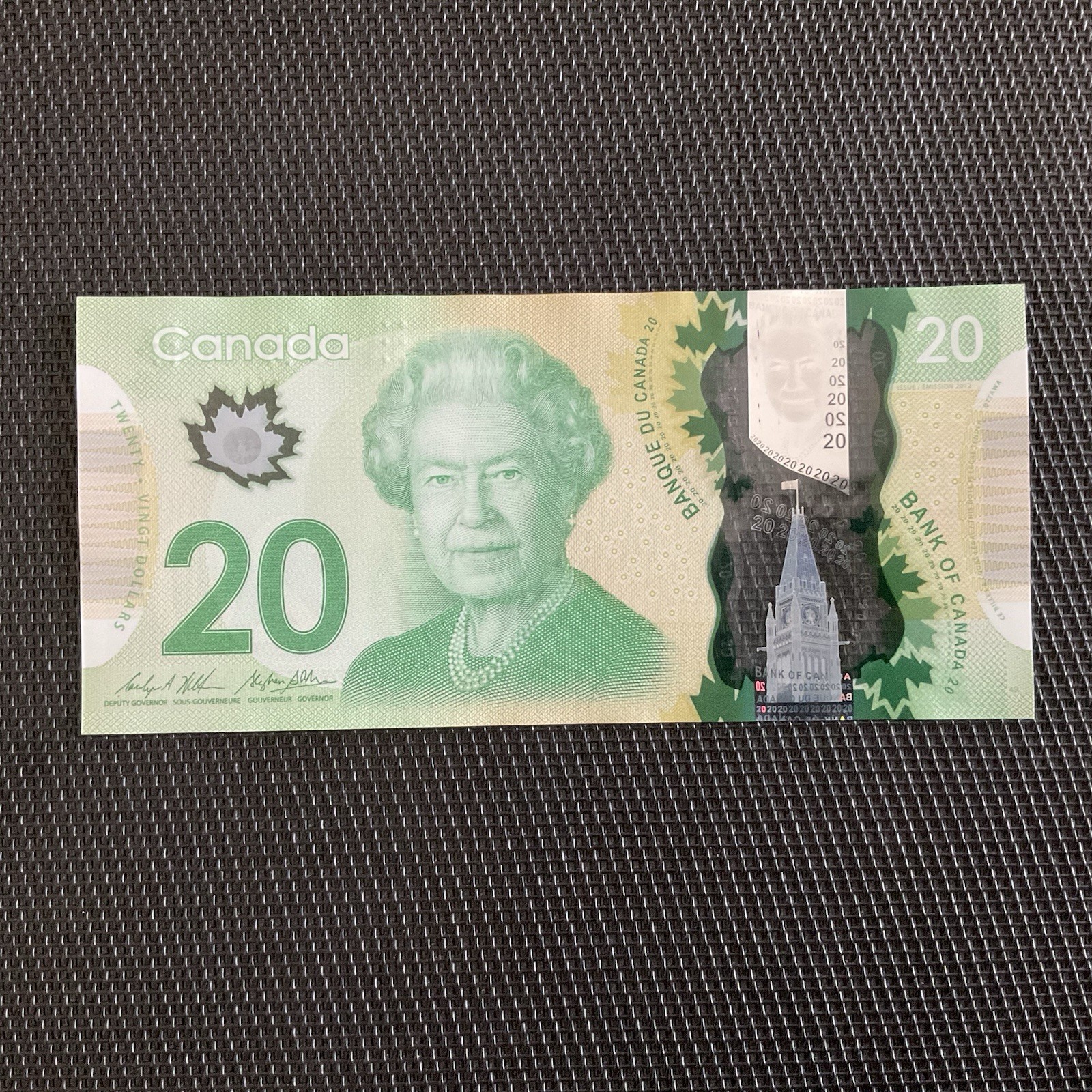 CANADA: 20 Dollars ND 2012, Polymère, Pick 108b, NEUF/UNC 🌐