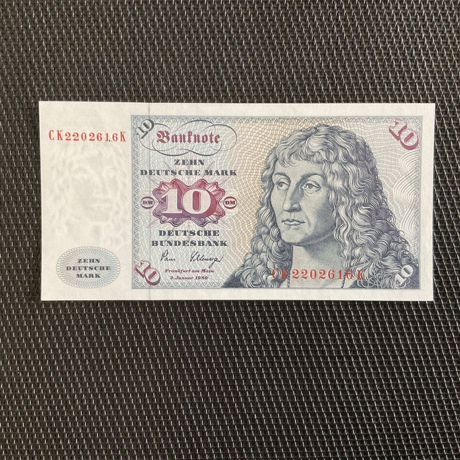 ALLEMAGNE: 10 Deutsche Mark 02/01/1980, Pick 31c, NEUF/UNC 🌐
