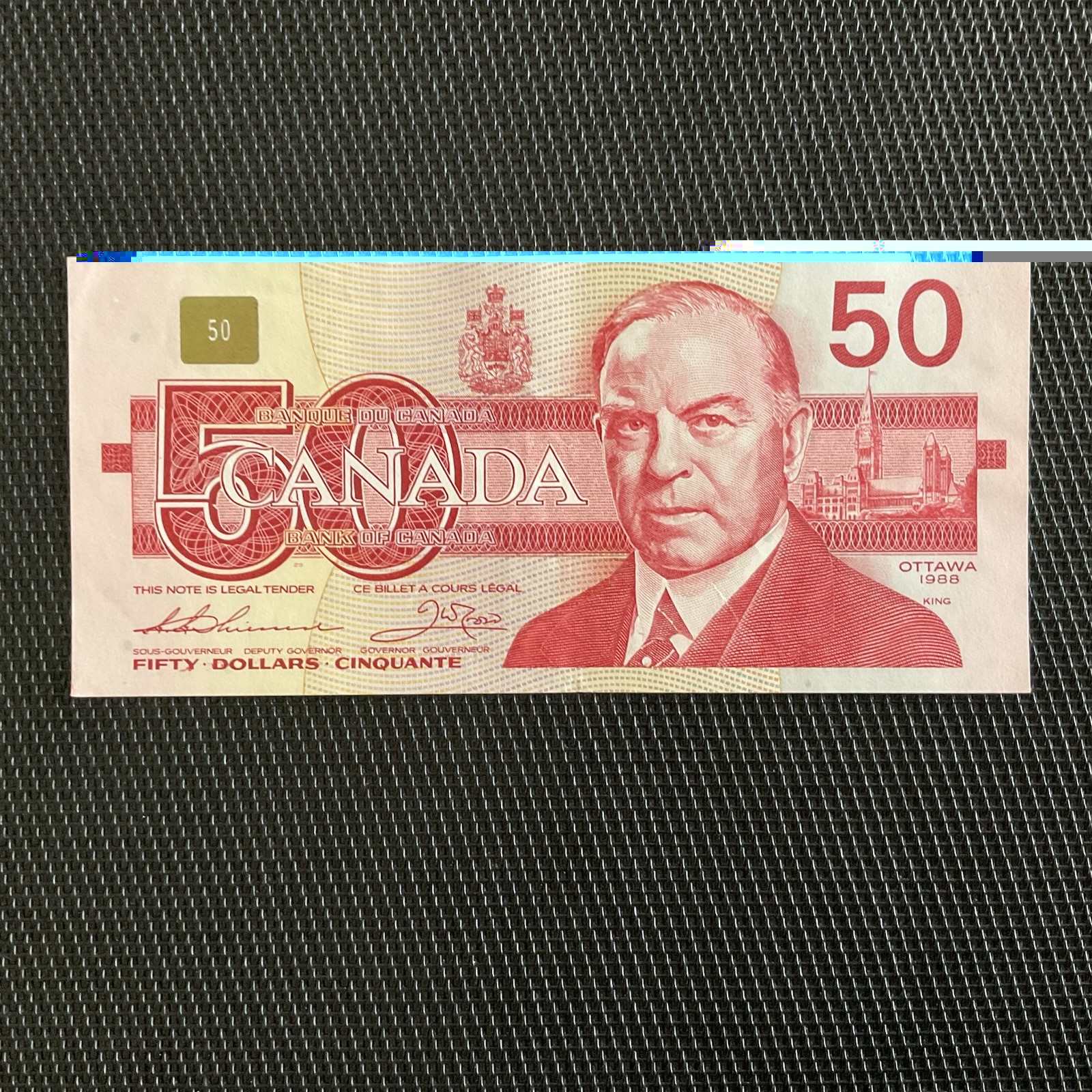 CANADA: 50 Dollars 1988, Pick 98a, SUP+/XF+ 🌐