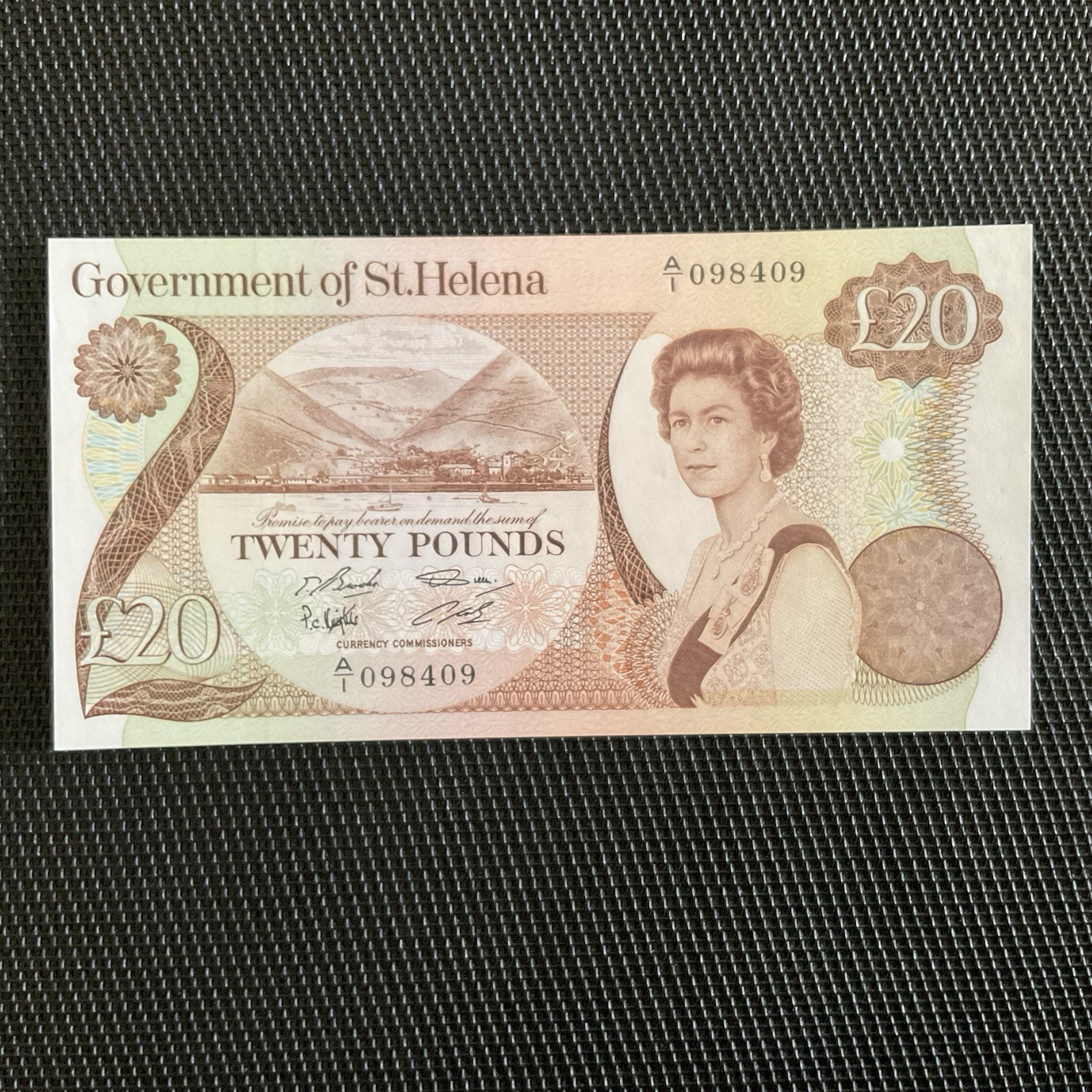 ÎLE SAINTE HÉLÈNE: 20 Pounds ND 1986, Alph A1, Pick 10a, NEUF/UNC 💥