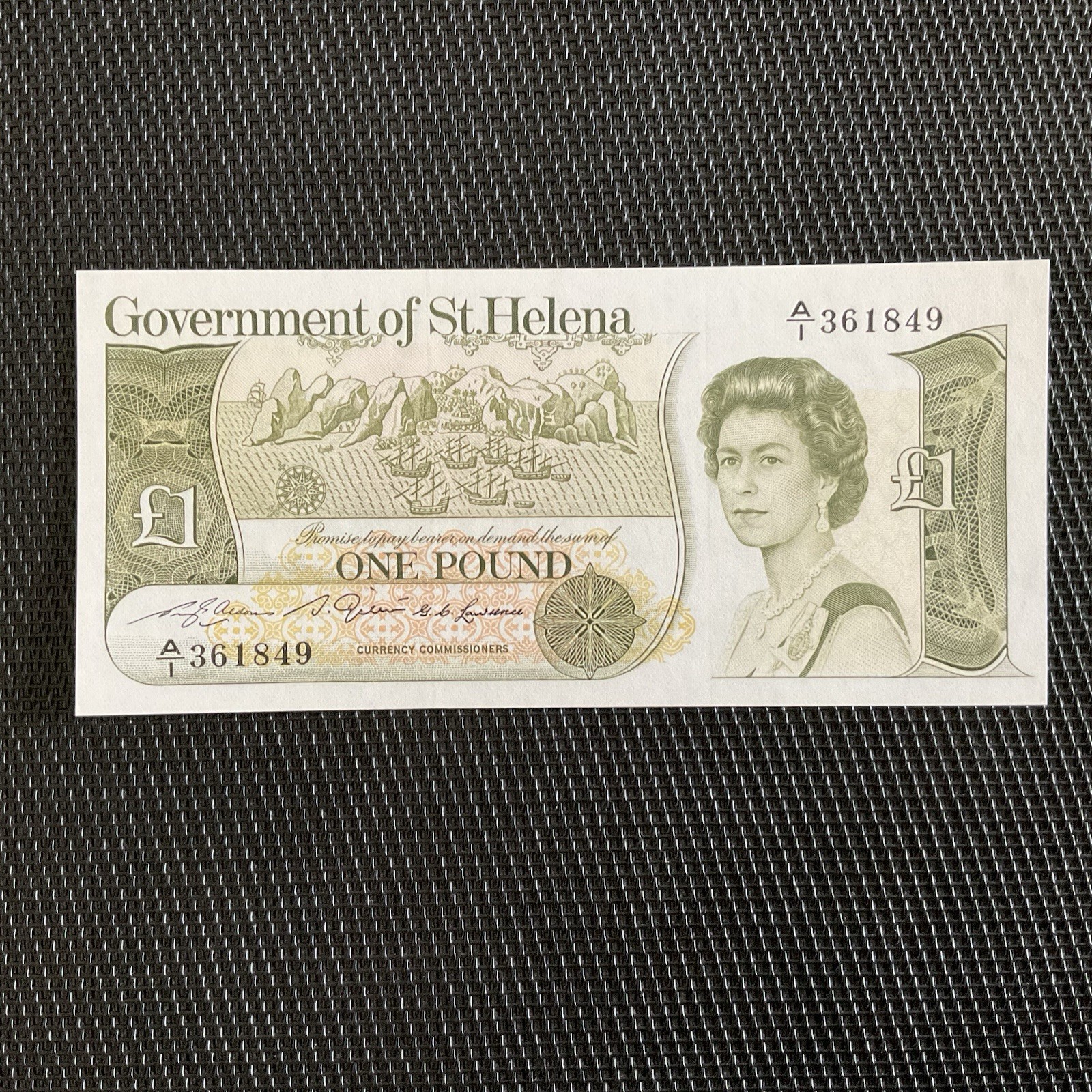 ÎLE SAINTE HÉLÈNE: 1 Pound ND 1981, Pick 9a, NEUF/UNC 🔥